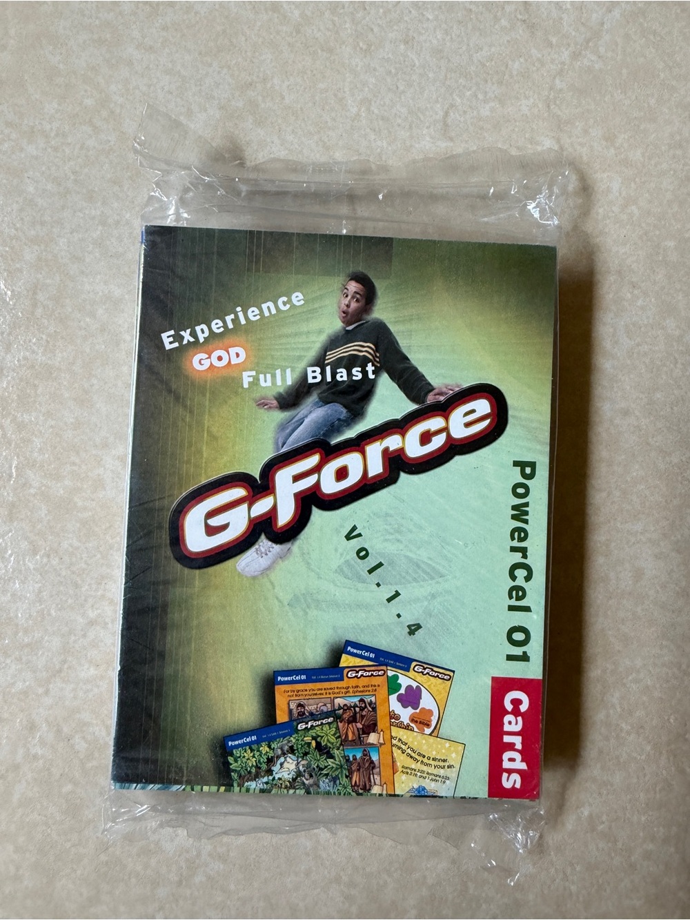 LifeWay G-Force PowerCel 01 Cards Vol 1.4 Sunday School Curriculum 5 Sets